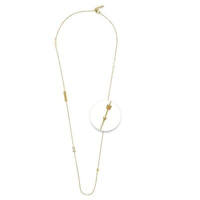 Nikki Lissoni Statement Gold-plated Necklace 60cm Compatible with Pendant N1031G60, MPN: N1031G60, …