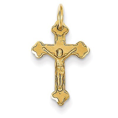 INRI Diamond-cut Crucifix Charm 14k Gold C794, MPN: C794, 883957247519