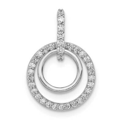 1/4Ct. Diamond Double Circle Dangle Pendant 14k White Gold PM4727-025-WA, MPN: PM4727-025-WA, 88395…
