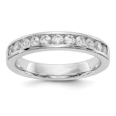 11-Stone Diamond Channel Band 14k White Gold RM3324B-051-WAA, MPN: RM3324B-051-WAA,