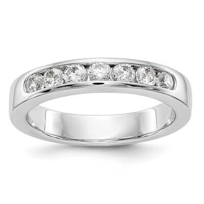 7-Stone Diamond Channel Band 14k White Gold RM3299B-055-WAA, MPN: RM3299B-055-WAA,