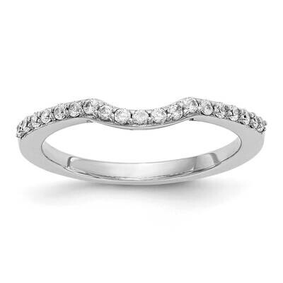 Diamond Wedding Band 14k White Gold RM2333B-025-WAA, MPN: RM2333B-025-WAA,