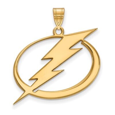 Tampa Bay Ligtning x-Large Pendant Gold-plated Silver GP005LIG, MPN: GP005LIG, 886774741383