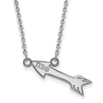 Pi Beta Phi Extra Small Pendant with 18 Inch Chain Sterling Silver SS039PBP-18, MPN: SS039PBP-18, 8…