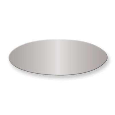 3/4 x 2 Polished Aluminum Plates-Sets of 6  GL9792-PA, MPN: GL9792-PA,