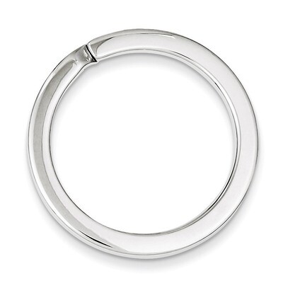 Medium Key Ring Sterling Silver QQ461, MPN: QQ461, 883957983448