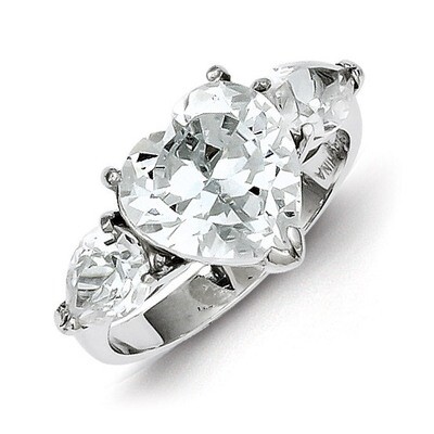Ring Sterling Silver Diamond QR2056, MPN: QR2056, 883957186597