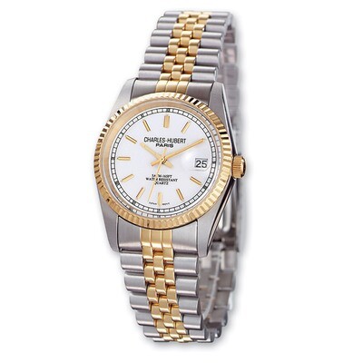 Mens Charles Hubert IP-plating Off White Dial Watch XWA569, MPN: XWA569, 811233012629