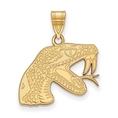 Florida A&amp;M University Medium Pendant Gold-plated Silver GP003FAM, MPN: GP003FAM, 886774895352