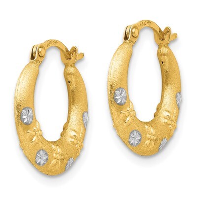 Hoop Earrings - 14k Gold SE2421 by Madi K, MPN: SE2421, 883957468082