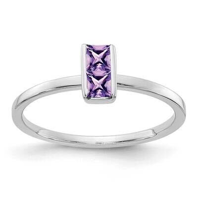 Amethyst Ring 14k White Gold RM4324-AM-W, MPN: RM4324-AM-W, 883957564586