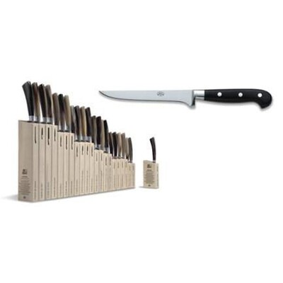 Berti Insieme Boning Knife Black Lucite Handle 9868