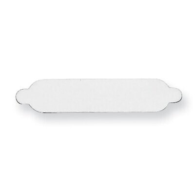 Bracelet Blank Stamping Sterling Silver Rhodium-plated SS1423, MPN: SS1423,