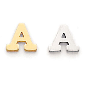 Die Struck Letter O 14k Yellow Gold YG2220O, MPN: YG2220O,