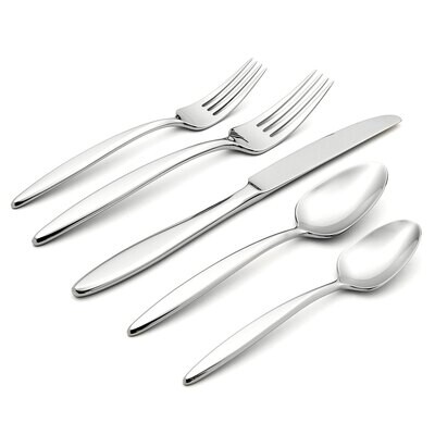 Oneida Tweak 20 Piece Flatware Set T1001020AL20, MPN: T1001020AL20, 78737140627