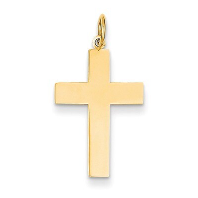 Cross Pendant 14k Gold Polished REL74, MPN: REL74, 883957492483