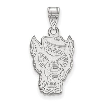 North Carolina State University Large Pendant Sterling Silver SS046NCS, MPN: SS046NCS, 886774692395