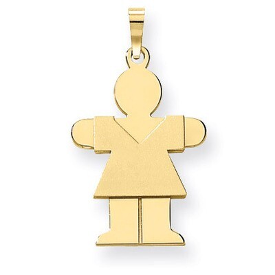 Girl Charm 14k Gold XK111, MPN: XK111, 883957499482