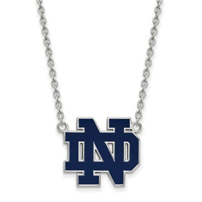 University of Notre Dame Large Pendant Necklace Sterling Silver SS017UND-18, MPN: SS017UND-18, 1911…