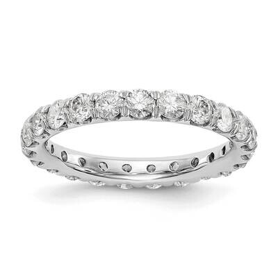 Diamond Vs/Si, D E F, 2Ct. Eternity Band 14k White Gold True Origin Lab Grown ET0005-200-45W4LD, MP…