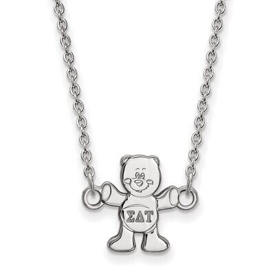 Sigma Delta Tau Extra Small Pendant with 18 Inch Chain Sterling Silver SS039SDT-18, MPN: SS039SDT-1…