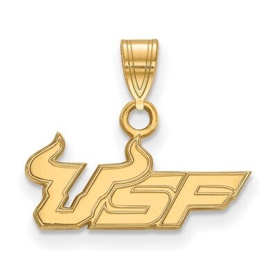 University of South Florida Small Pendant 14k Yellow Gold 4Y014USFL, MPN: 4Y014USFL, 886774873053
