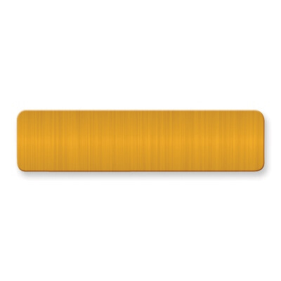 3/4 x 3 Satin Brass Plates-Sets of 6  GL6672-SB, MPN: GL6672-SB,