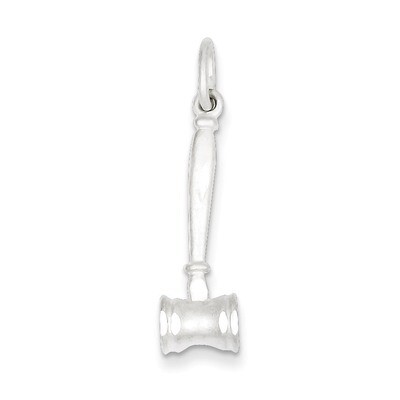 Gavel Charm Sterling Silver QC4785, MPN: QC4785, 886774759883