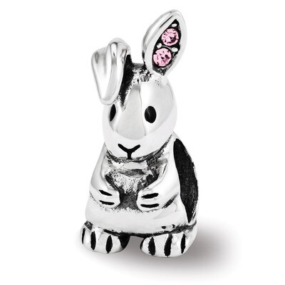 Swarovski Bunny Bead - Sterling Silver QRS3452, MPN: QRS3452, 886774964355