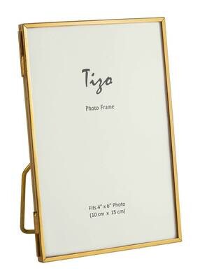 Tizo 4 x 6 Inch Double Goldish Picture Frame CR849G46D, MPN: CR849G46D,