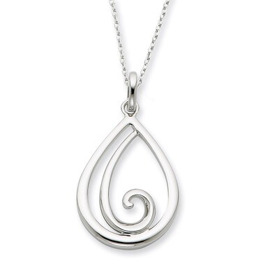 Remember Me Always 18 Inch Necklace Sterling Silver QSX406, MPN: QSX406, 883957321998