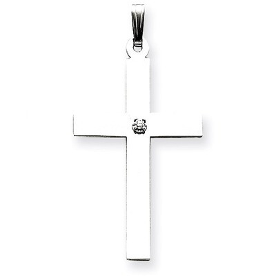 0.03ct. Diamond Cross Pendant 14k White Gold XWR42, MPN: XWR42, 883957451534