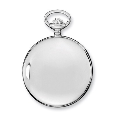 Charles Hubert Stainless Steel White Dial Pocket Watch XWA4336, MPN: XWA4336, 848870002089