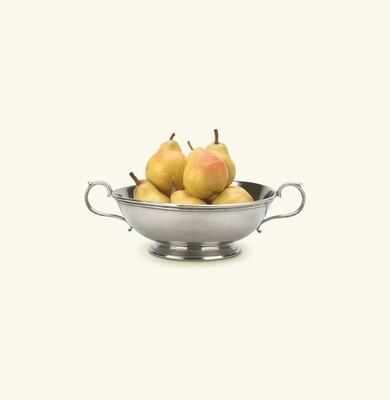 Match Pewter Low Footed Bowl With Handles Large 1068, MPN: 1068,