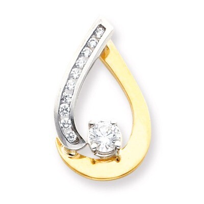 Diamond slide 14k Two-Tone Gold XS895VS, MPN: XS895VS, 883957174884