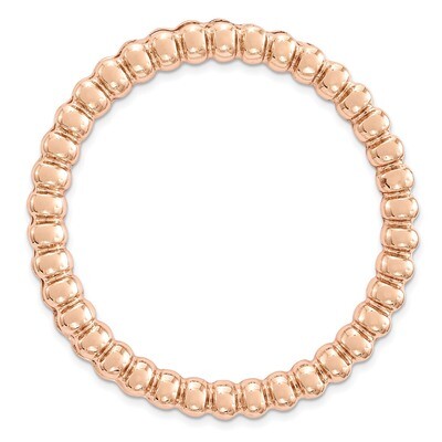 Large Chain Slide Sterling Silver Rose-tone QSK1770, MPN: QSK1770, 191101550157