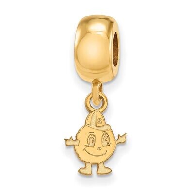 Syracuse University Bead Charm x-Small Dangle Gold-plated Silver GP034SYU, MPN: GP034SYU, 886774936…