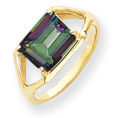 Mystic Topaz Ring 14k Gold Y4538FT, MPN: Y4538FT, 883957440132