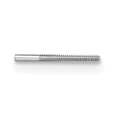 Threaded Earring Post 14k White Gold WG669, MPN: WG669,