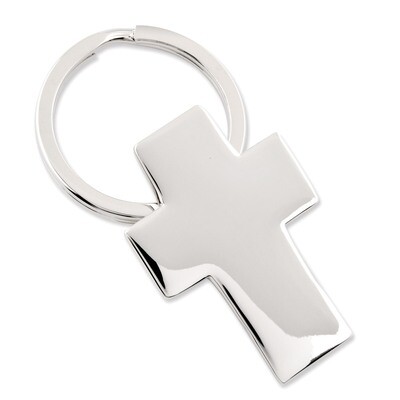 Silver-plated Cross Key Ring GL8583, MPN: GL8583, 797140551638