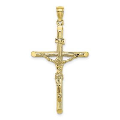 Crucifix Charm 10k Gold Textured 10K8532, MPN: 10K8532,