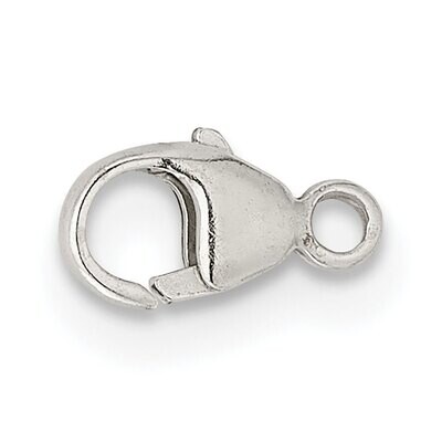 7.8 x 3.8mm Fancy Lobster with Jump Ring Clasp Sterling Silver SS3390, MPN: SS3390,