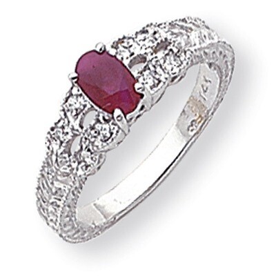 Polished .10ct. Diamond &amp; 6x4 Oval Gemstone Ring Mounting 14k White Gold Y2065, MPN: Y2065,