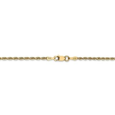26 Inch 2.00mm Diamond-cut Quadruple Rope Chain 14k Yellow Gold QTR016-26, MPN: QTR016-26, 88395782…