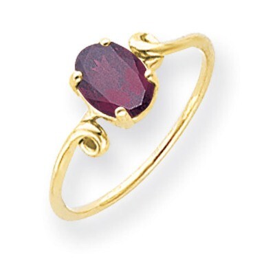 Rhodolite Garnet Ring 14k Gold 7x5mm Oval Y4663RG, MPN: Y4663RG, 883957563145