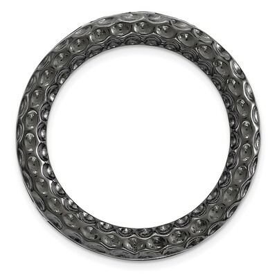 Medium Chain Slide Sterling Silver Black-plated QSK1732, MPN: QSK1732, 191101474651