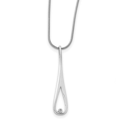 Necklace Diamond Sterling Silver QW302-18, MPN: QW302-18, 886774234250