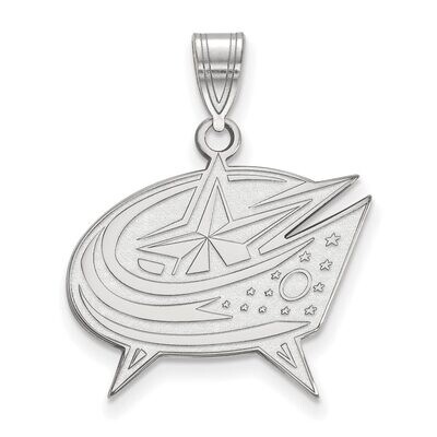 Columbus Blue Jackets Large Pendant Sterling Silver SS002BJA, MPN: SS002BJA, 886774744711