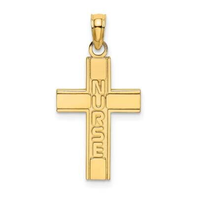 Nurse Cross Charm 14k Gold D3482, MPN: D3482, 637218014545