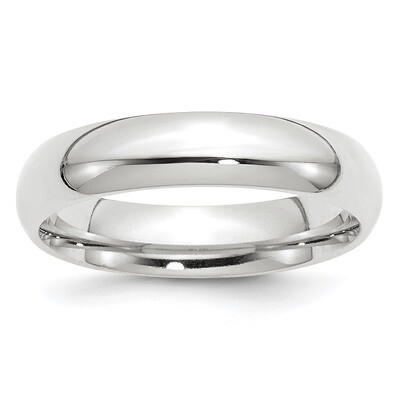5mm Standard Comfort Fit Band 10k White Gold WCF050 Engravable, MPN: WCF050, 886774458465